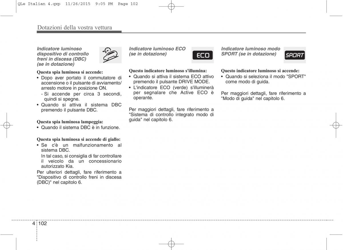 KIA Sportage IV manuale del proprietario / page 193