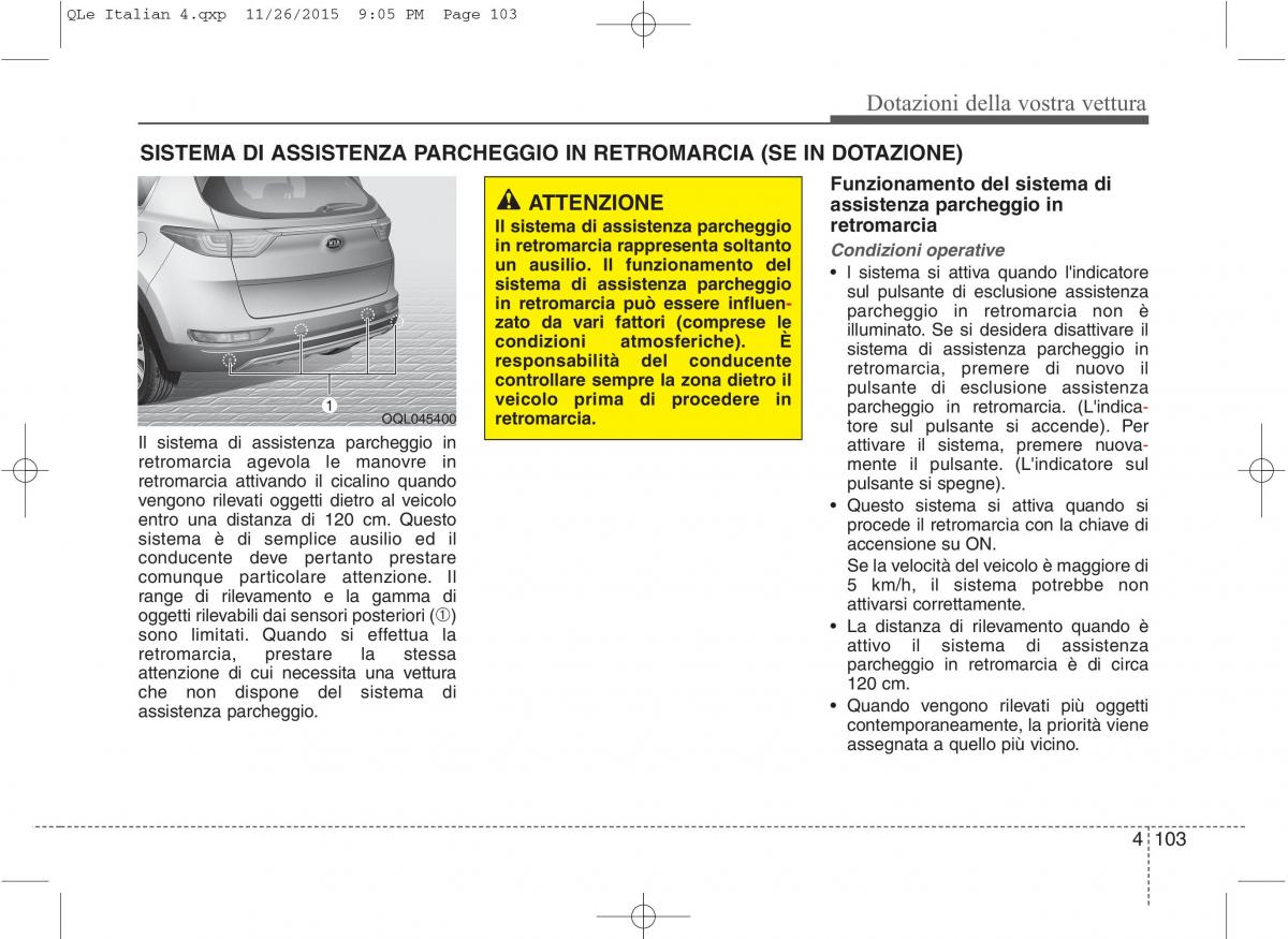 KIA Sportage IV manuale del proprietario / page 194