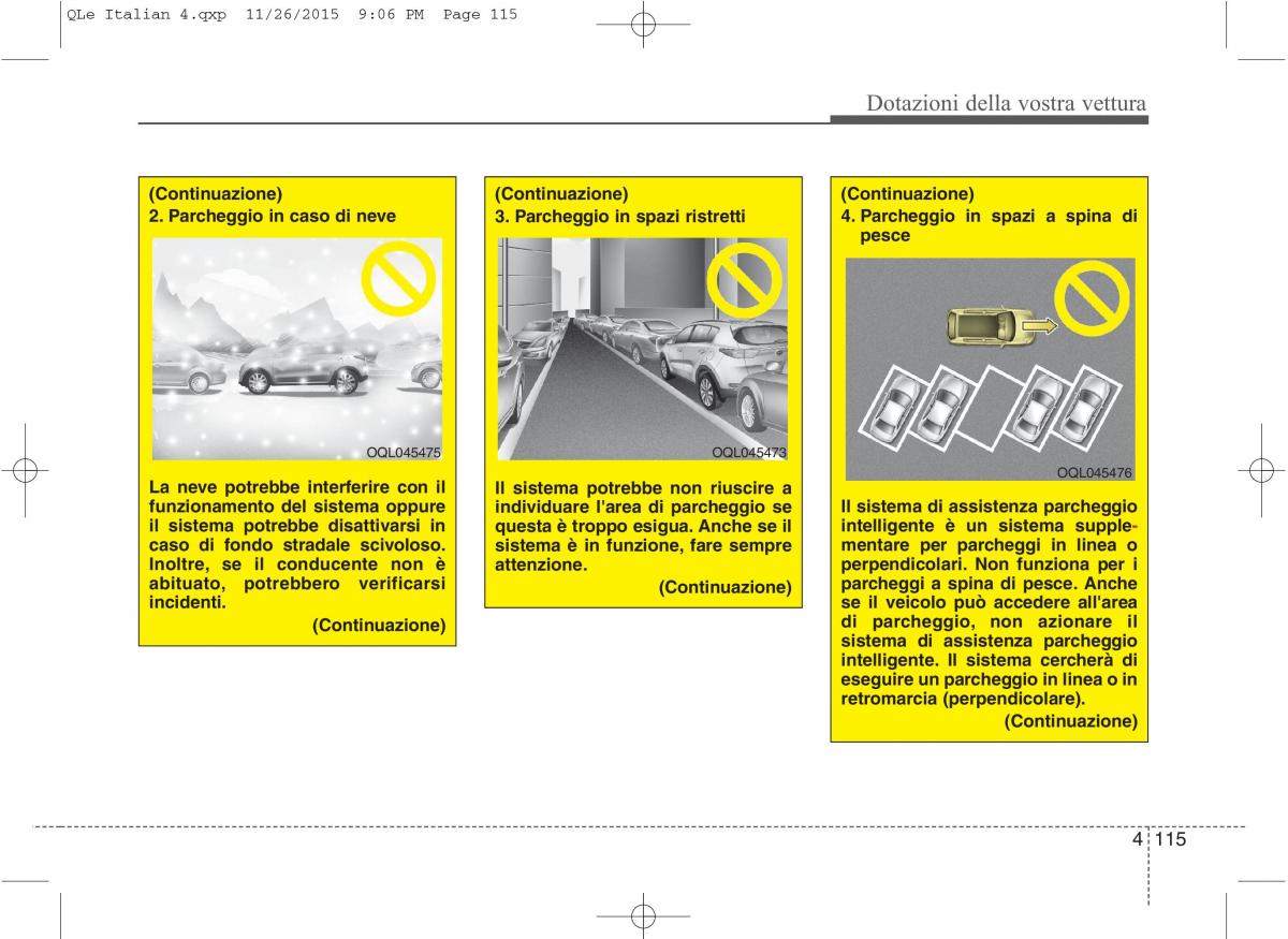 KIA Sportage IV manuale del proprietario / page 206