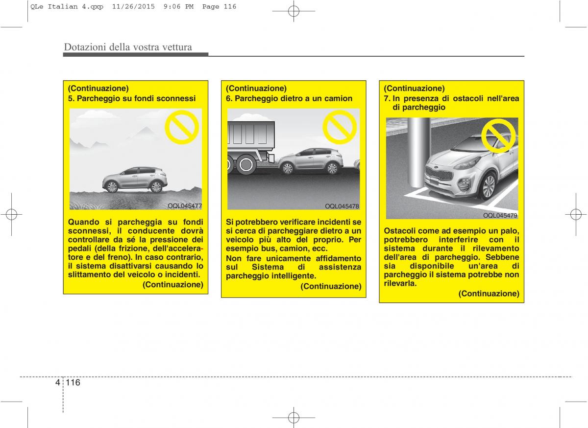 KIA Sportage IV manuale del proprietario / page 207