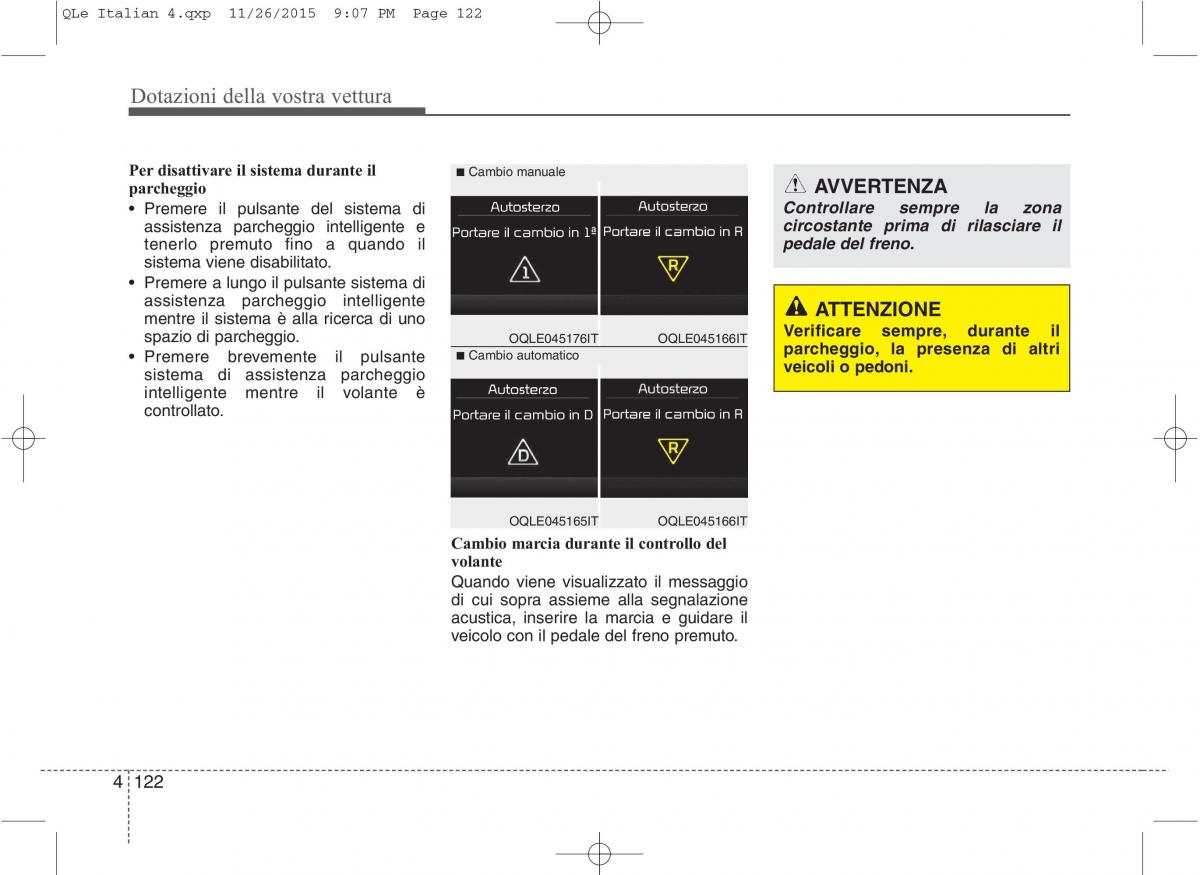 KIA Sportage IV manuale del proprietario / page 213