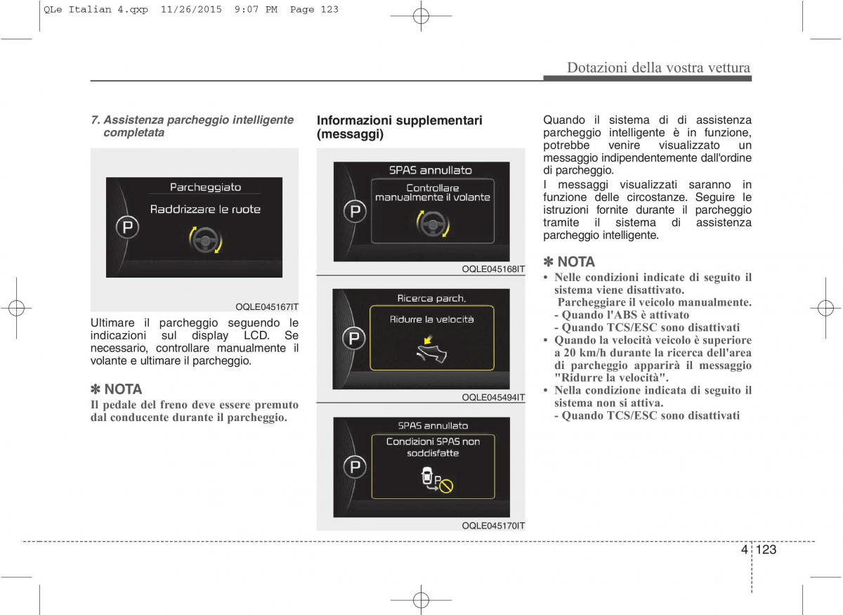 KIA Sportage IV manuale del proprietario / page 214