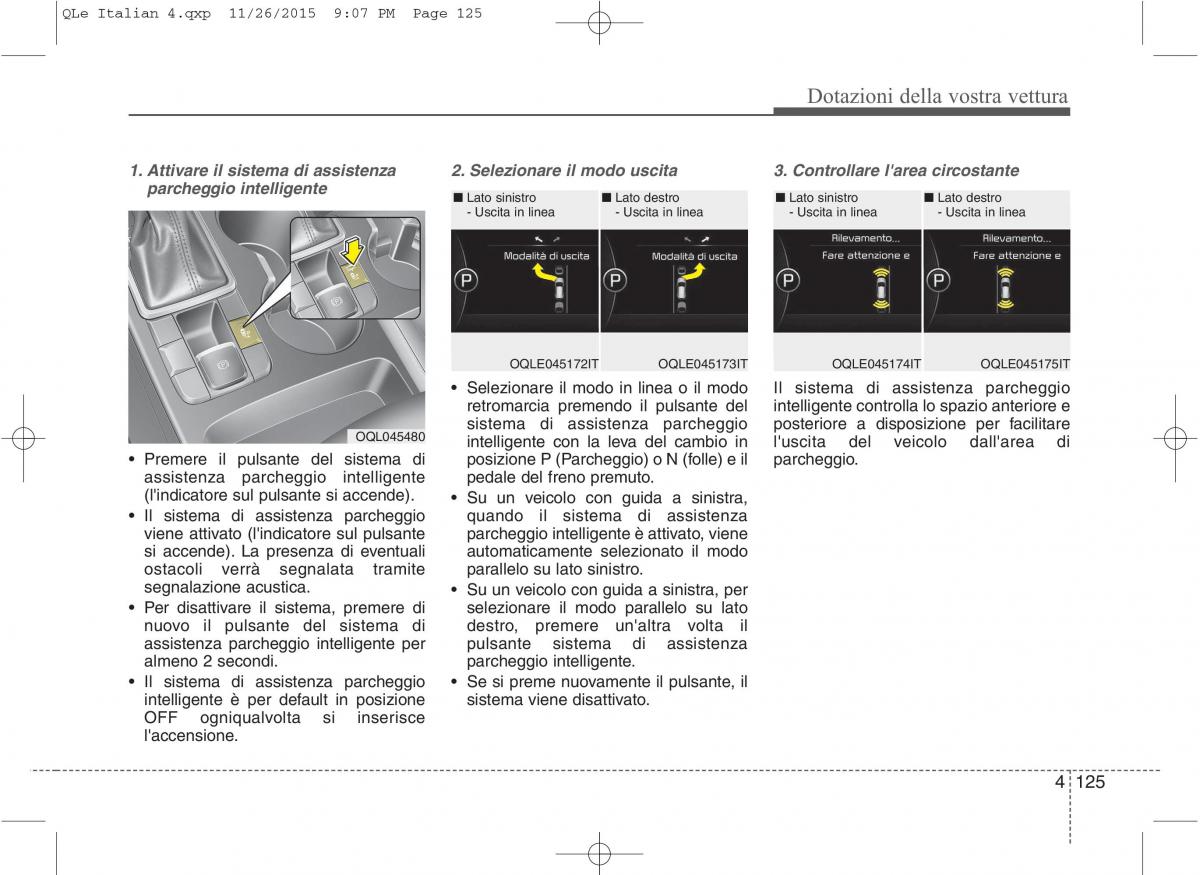 KIA Sportage IV manuale del proprietario / page 216