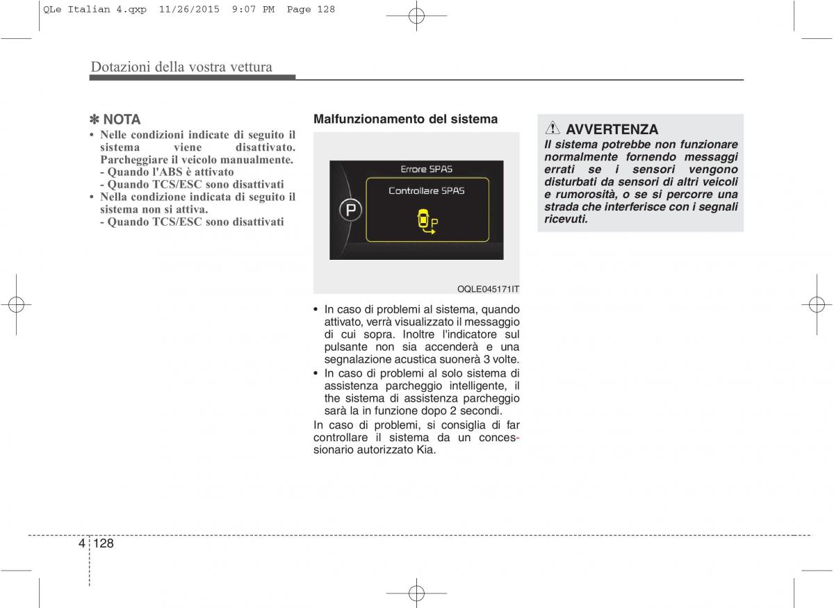 KIA Sportage IV manuale del proprietario / page 219