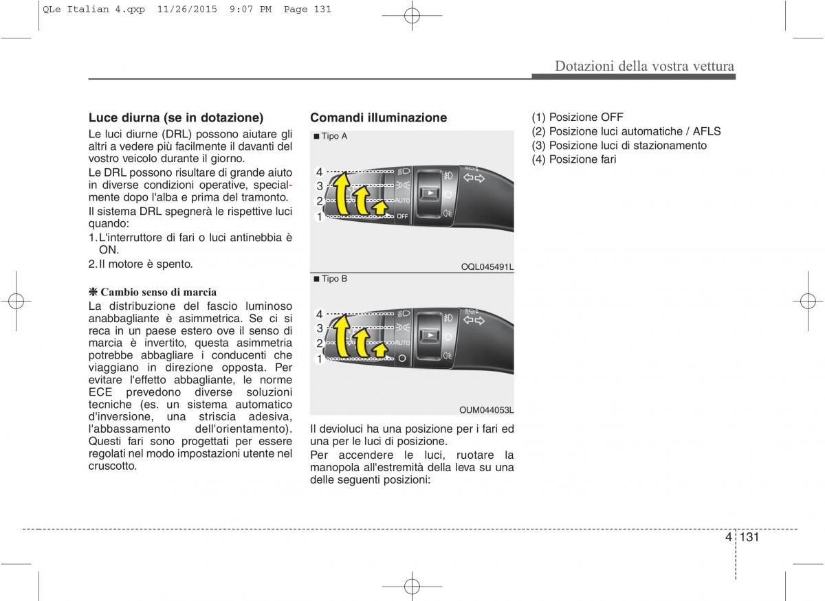 KIA Sportage IV manuale del proprietario / page 222