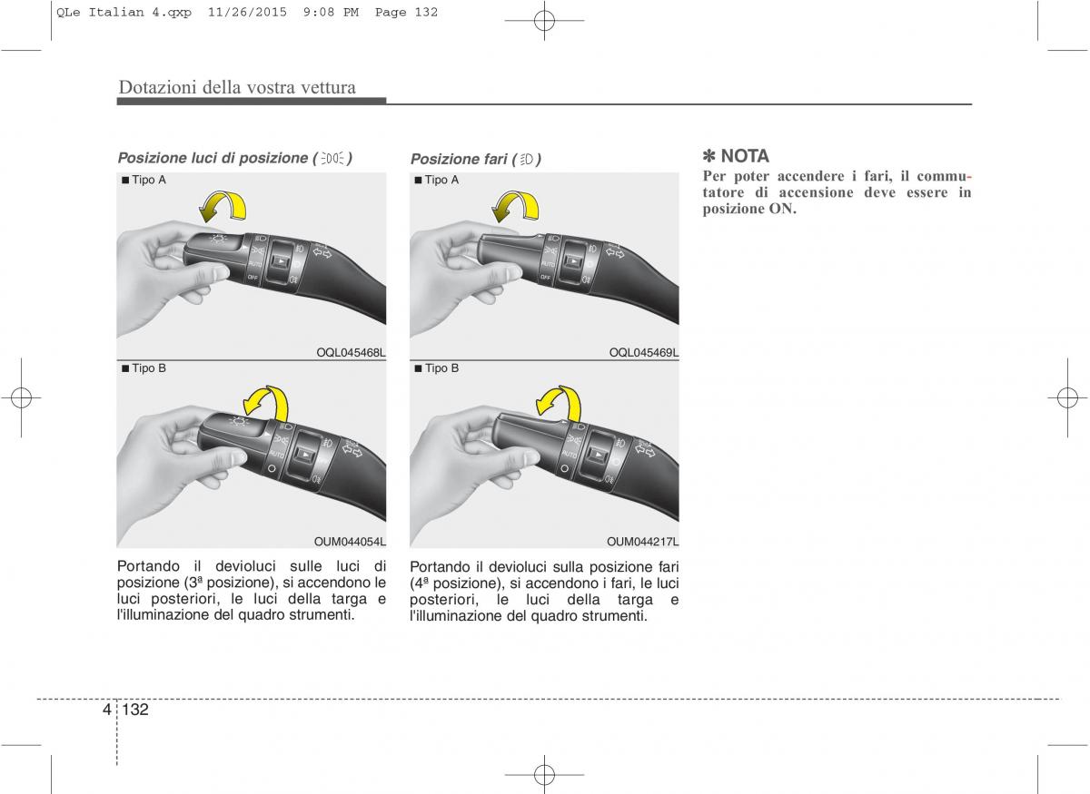 KIA Sportage IV manuale del proprietario / page 223