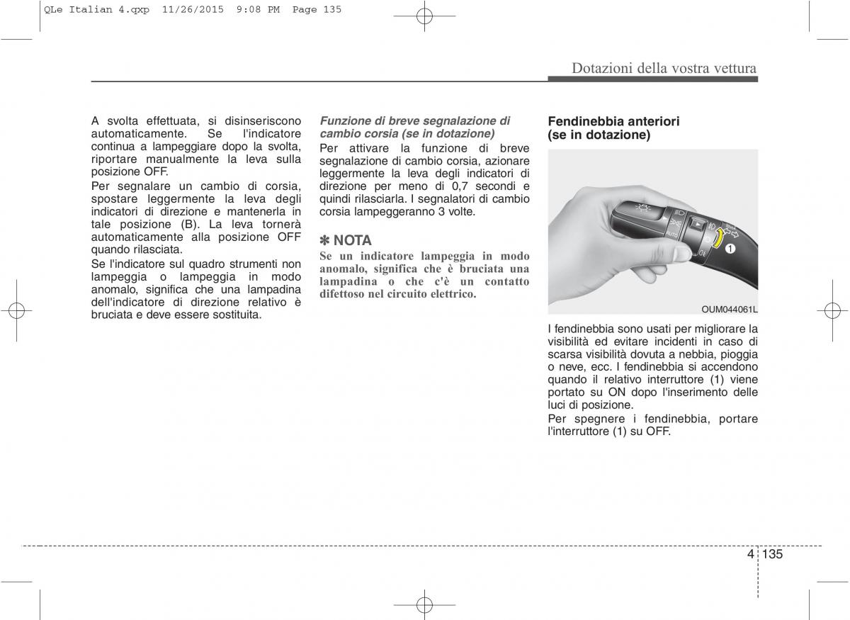 KIA Sportage IV manuale del proprietario / page 226