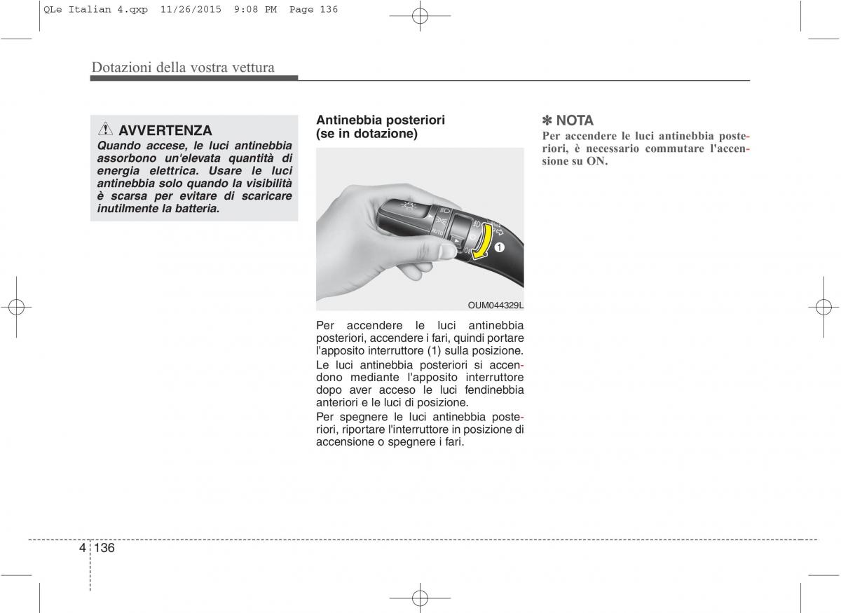 KIA Sportage IV manuale del proprietario / page 227