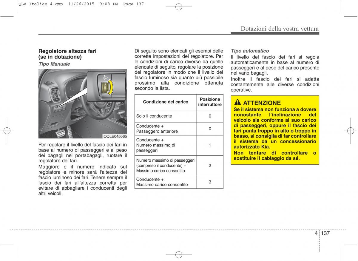 KIA Sportage IV manuale del proprietario / page 228