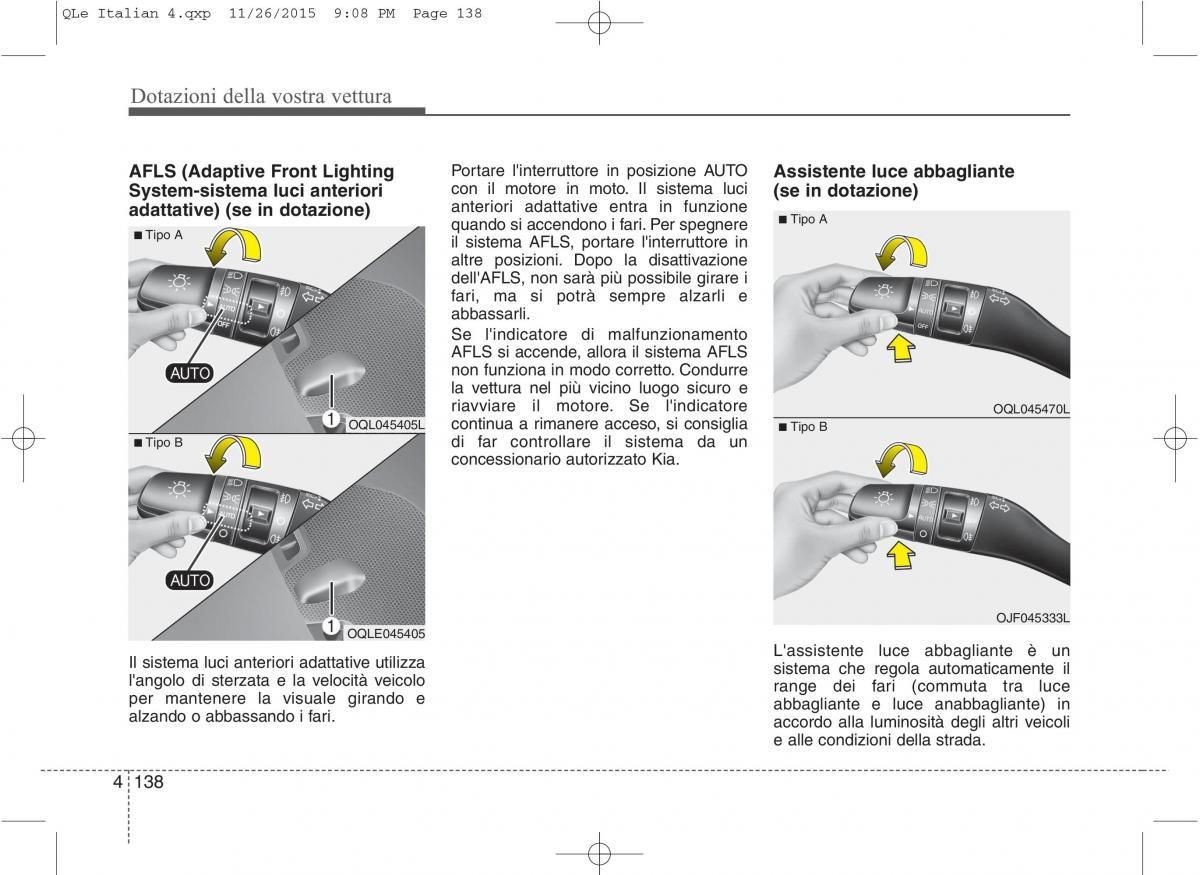 KIA Sportage IV manuale del proprietario / page 229