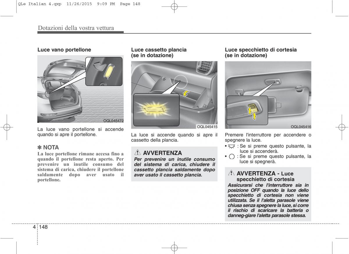 KIA Sportage IV manuale del proprietario / page 239