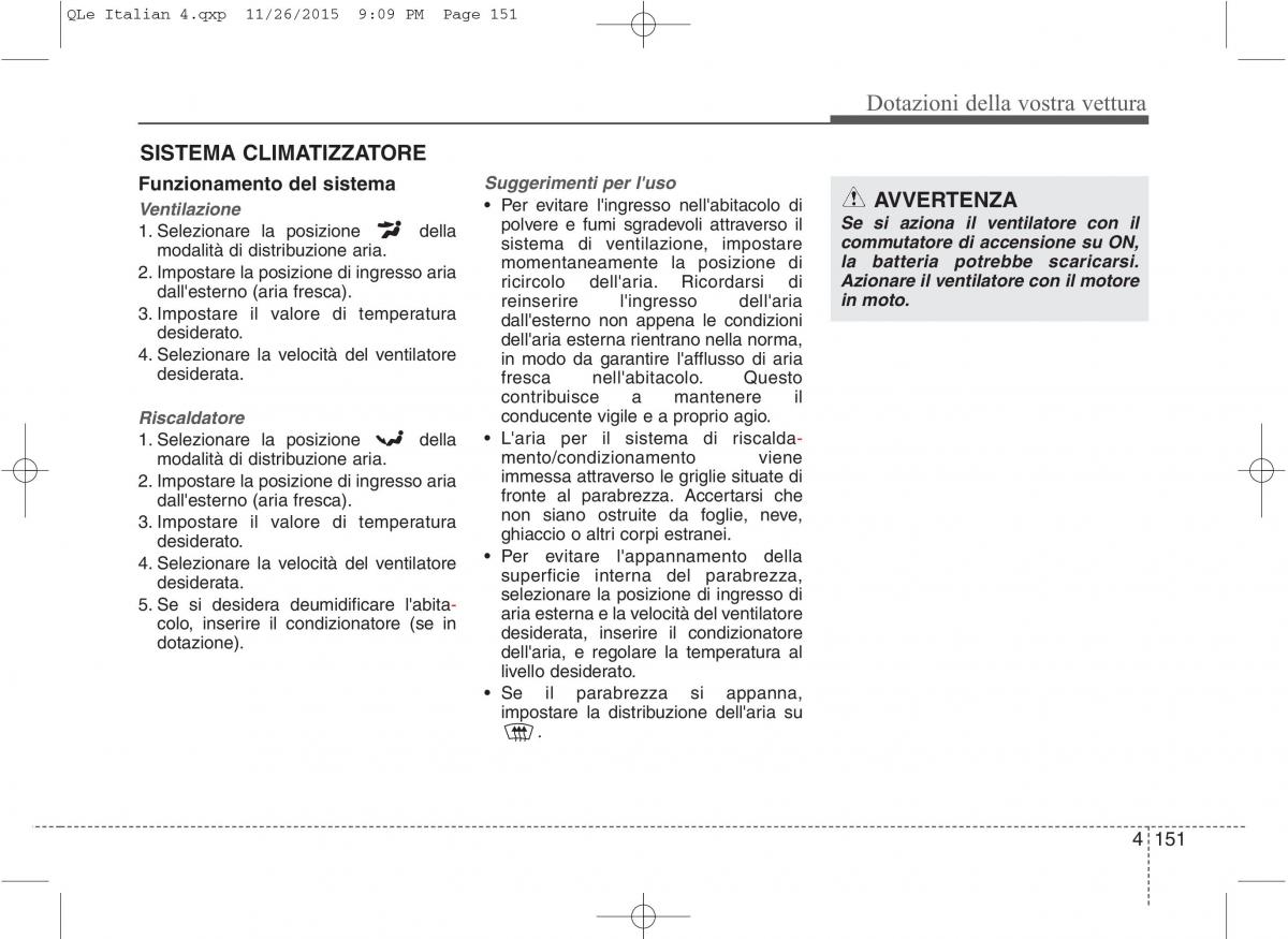 KIA Sportage IV manuale del proprietario / page 242