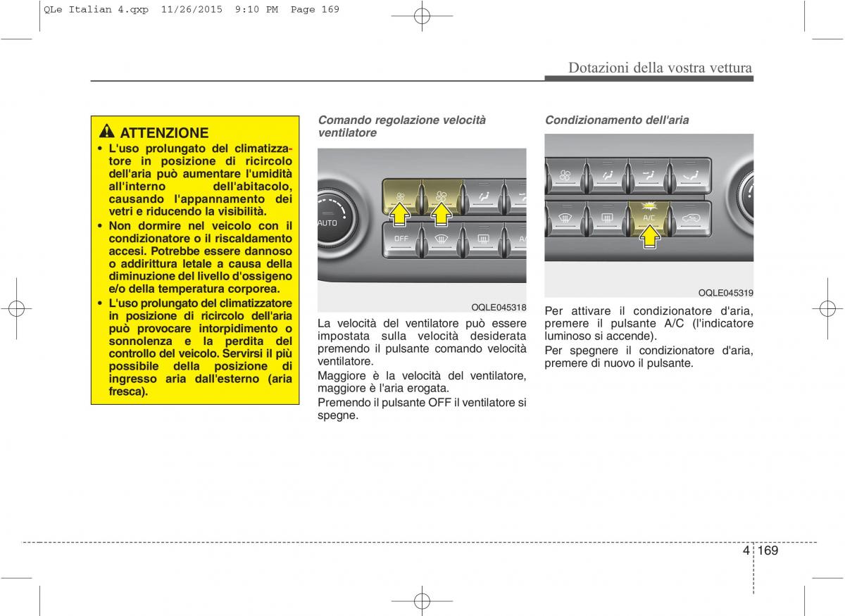 KIA Sportage IV manuale del proprietario / page 260