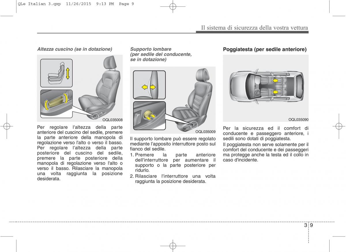 KIA Sportage IV manuale del proprietario / page 27