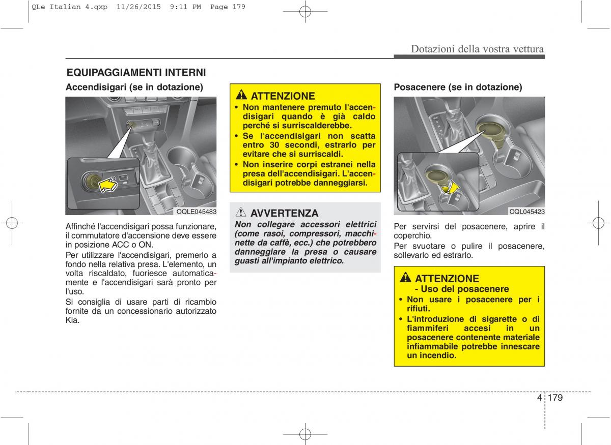 KIA Sportage IV manuale del proprietario / page 270