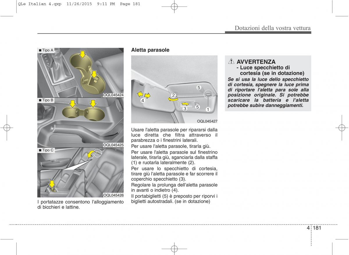 KIA Sportage IV manuale del proprietario / page 272