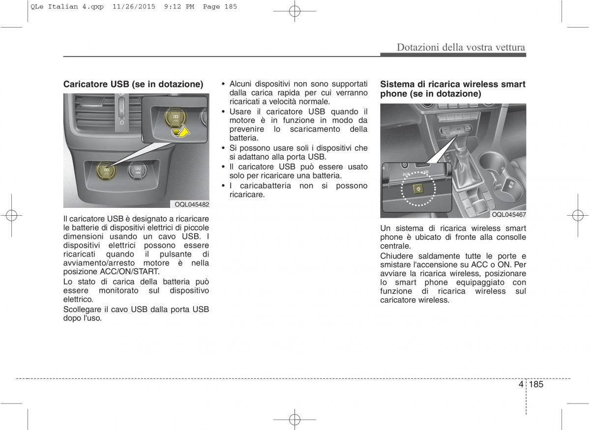 KIA Sportage IV manuale del proprietario / page 276