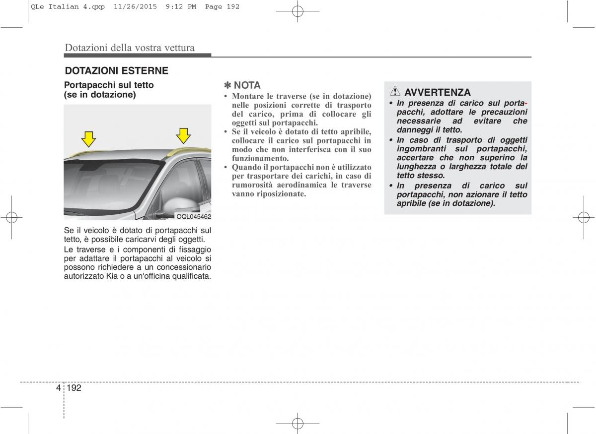 KIA Sportage IV manuale del proprietario / page 283