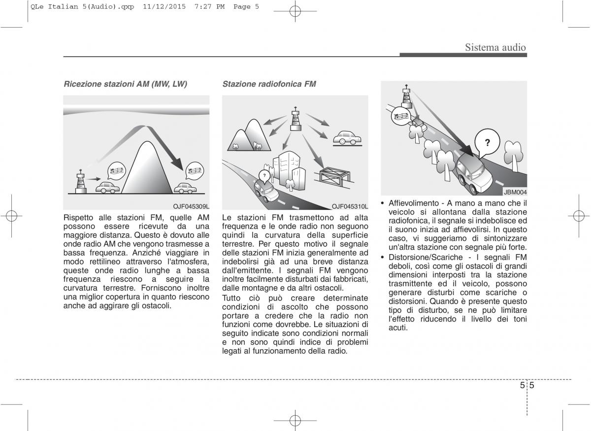 KIA Sportage IV manuale del proprietario / page 289