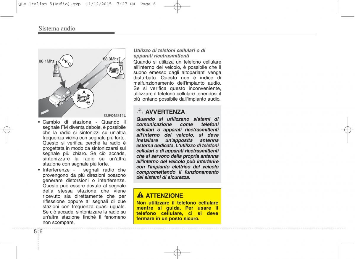 KIA Sportage IV manuale del proprietario / page 290