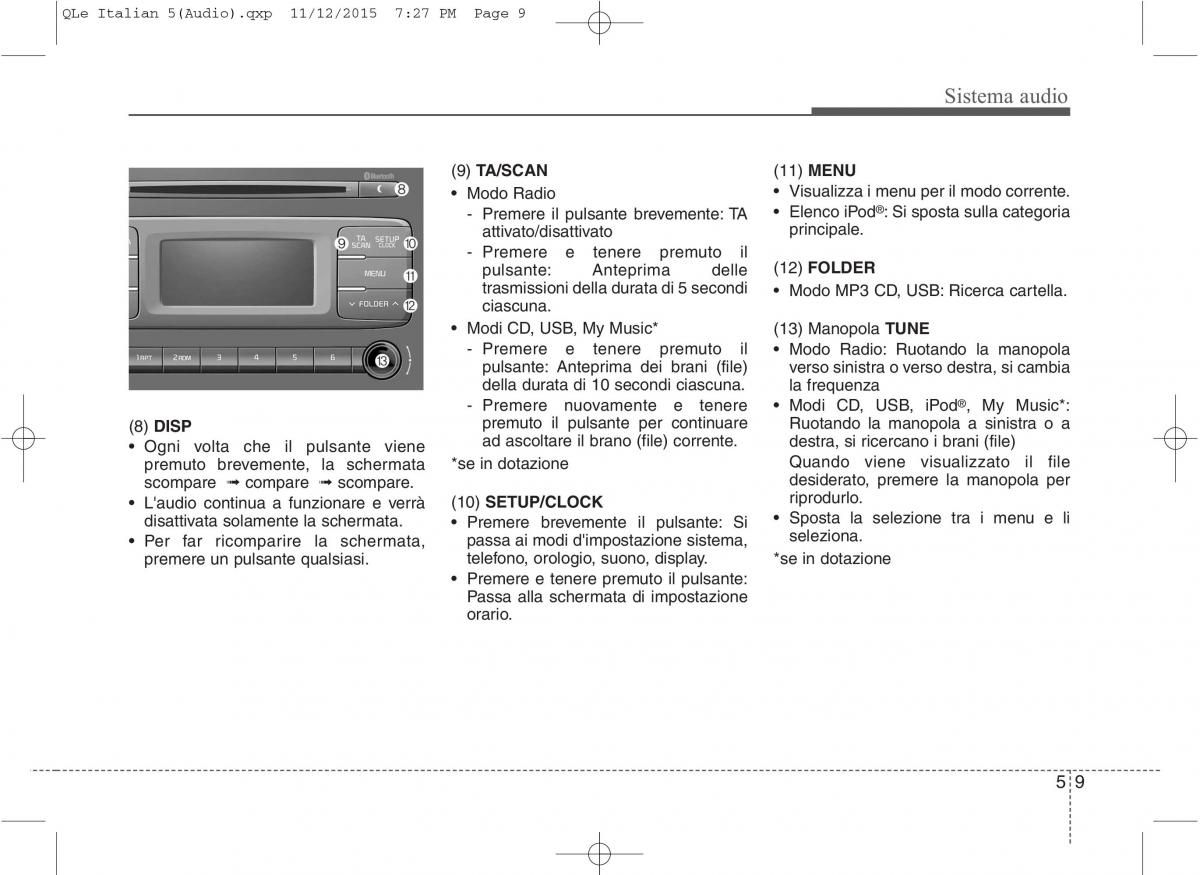 KIA Sportage IV manuale del proprietario / page 293