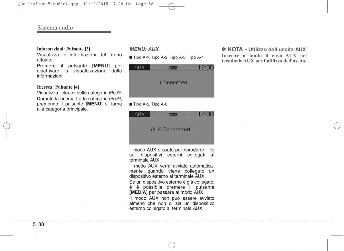 KIA Sportage IV manuale del proprietario / page 322