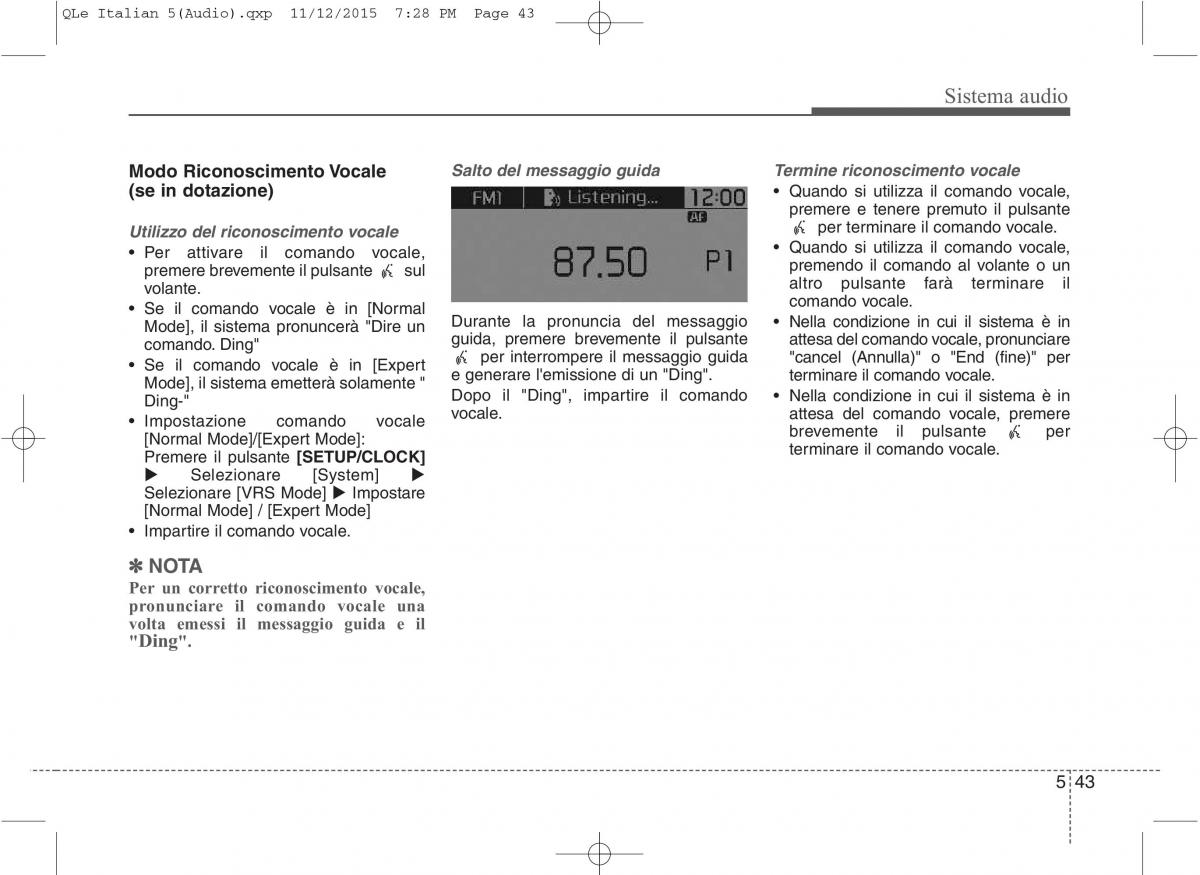 KIA Sportage IV manuale del proprietario / page 327