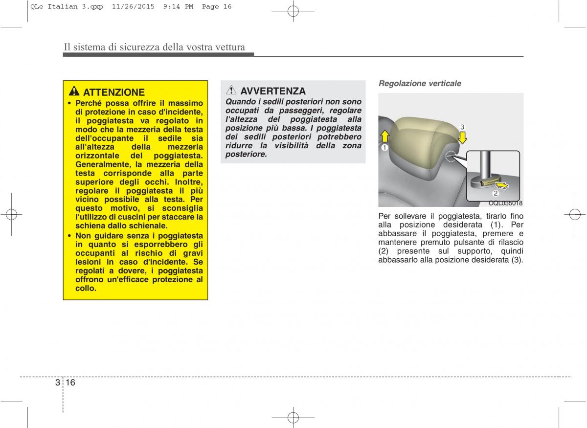 KIA Sportage IV manuale del proprietario / page 34