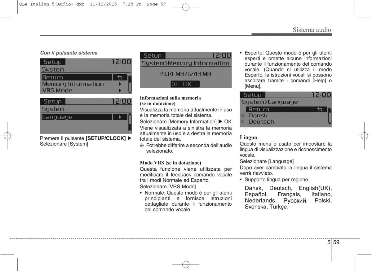 KIA Sportage IV manuale del proprietario / page 343