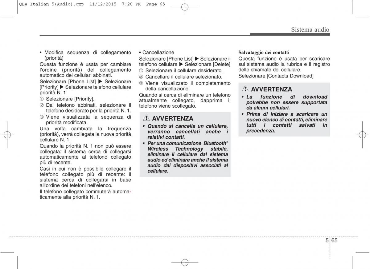 KIA Sportage IV manuale del proprietario / page 349