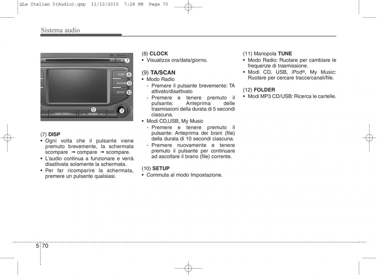 KIA Sportage IV manuale del proprietario / page 354