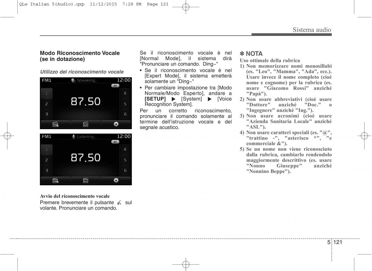 KIA Sportage IV manuale del proprietario / page 405