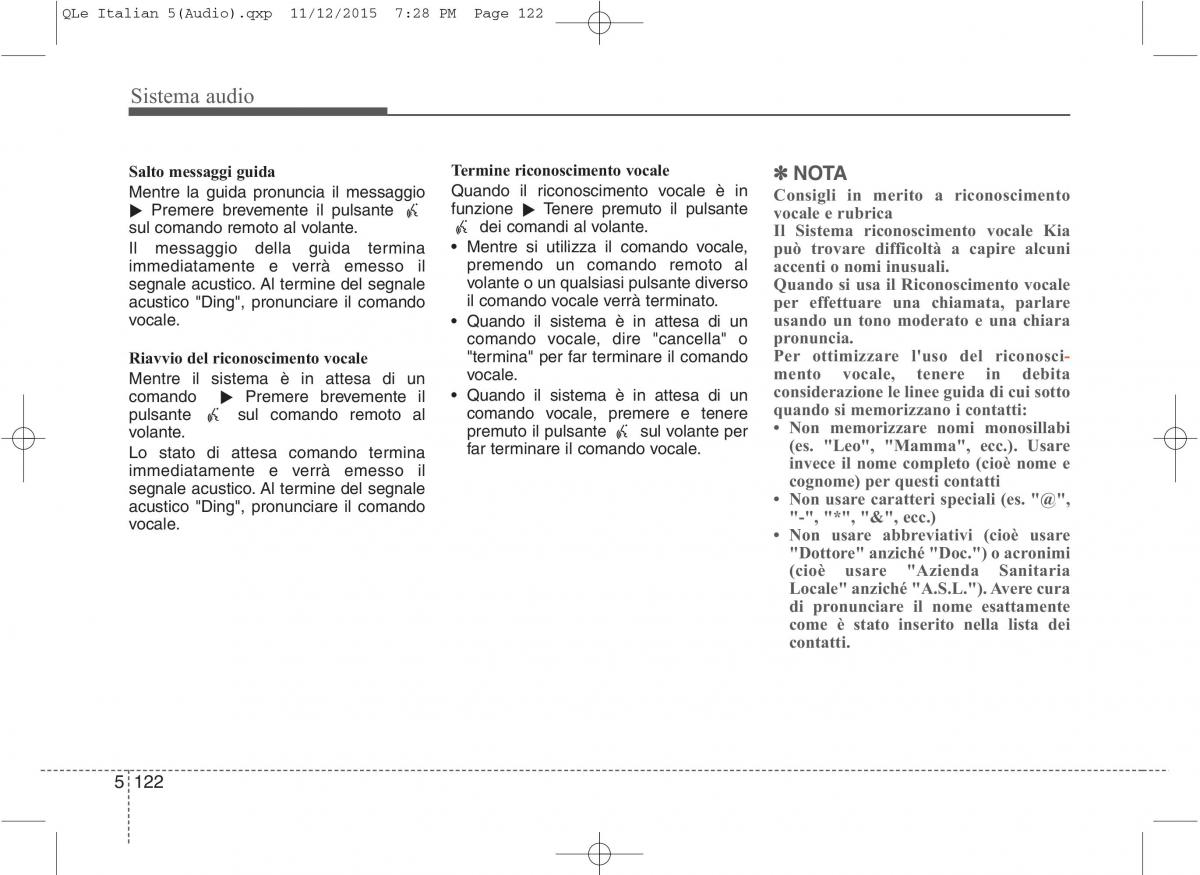 KIA Sportage IV manuale del proprietario / page 406