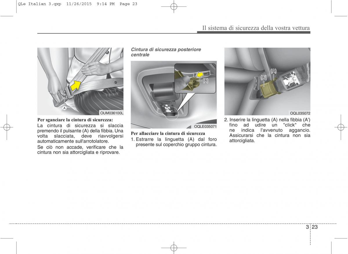 KIA Sportage IV manuale del proprietario / page 41