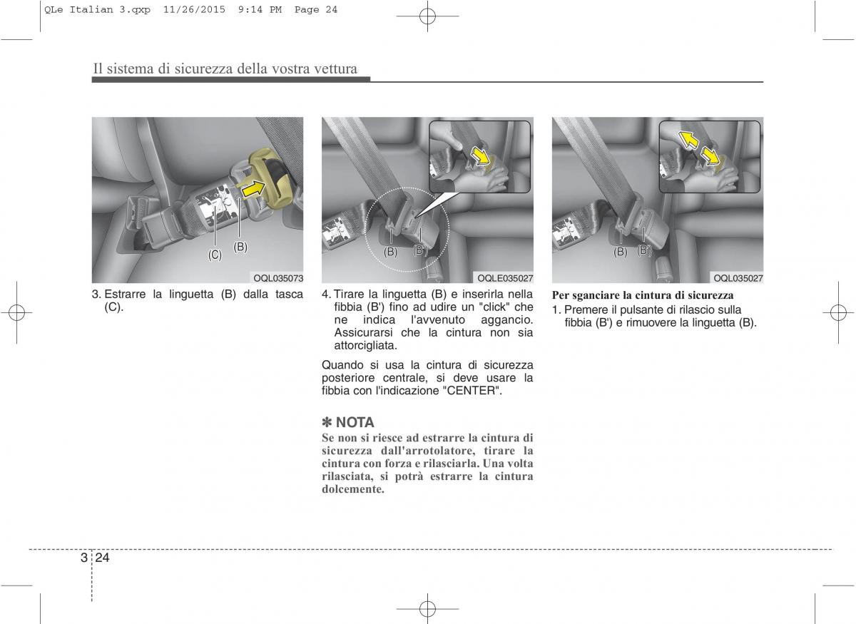 KIA Sportage IV manuale del proprietario / page 42