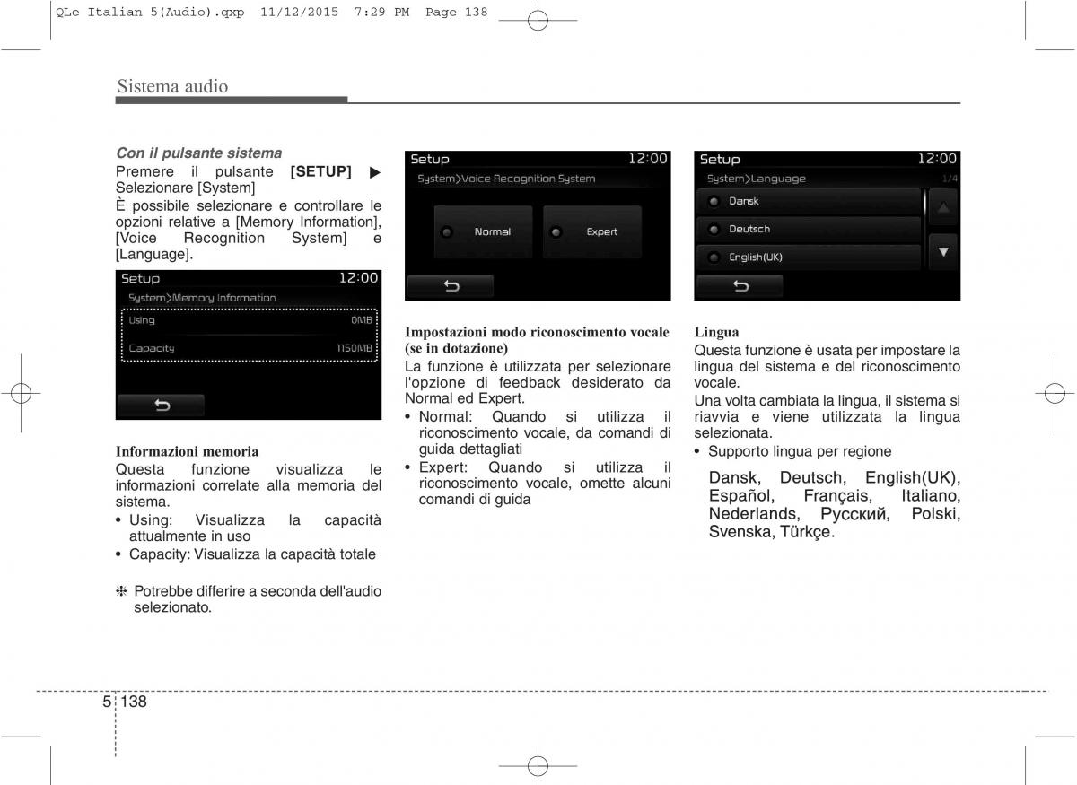 KIA Sportage IV manuale del proprietario / page 422