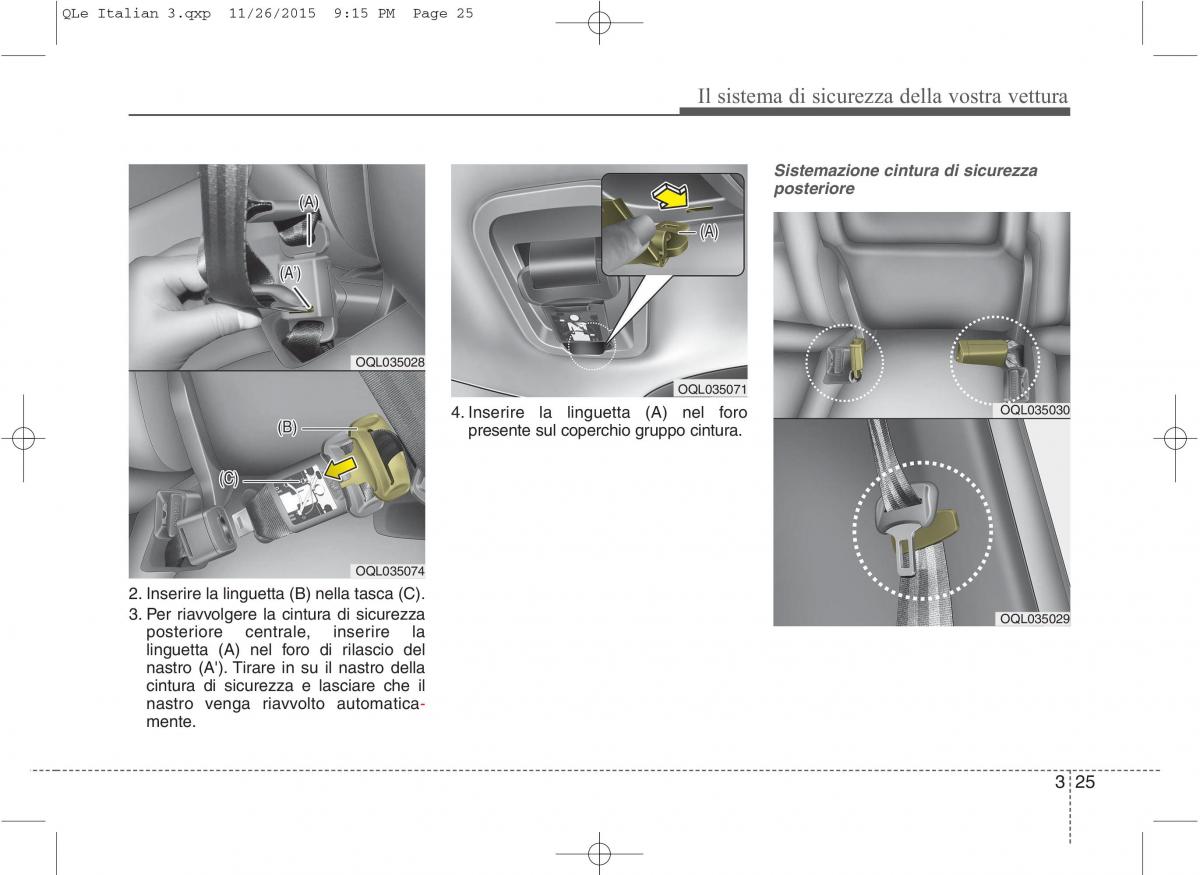 KIA Sportage IV manuale del proprietario / page 43