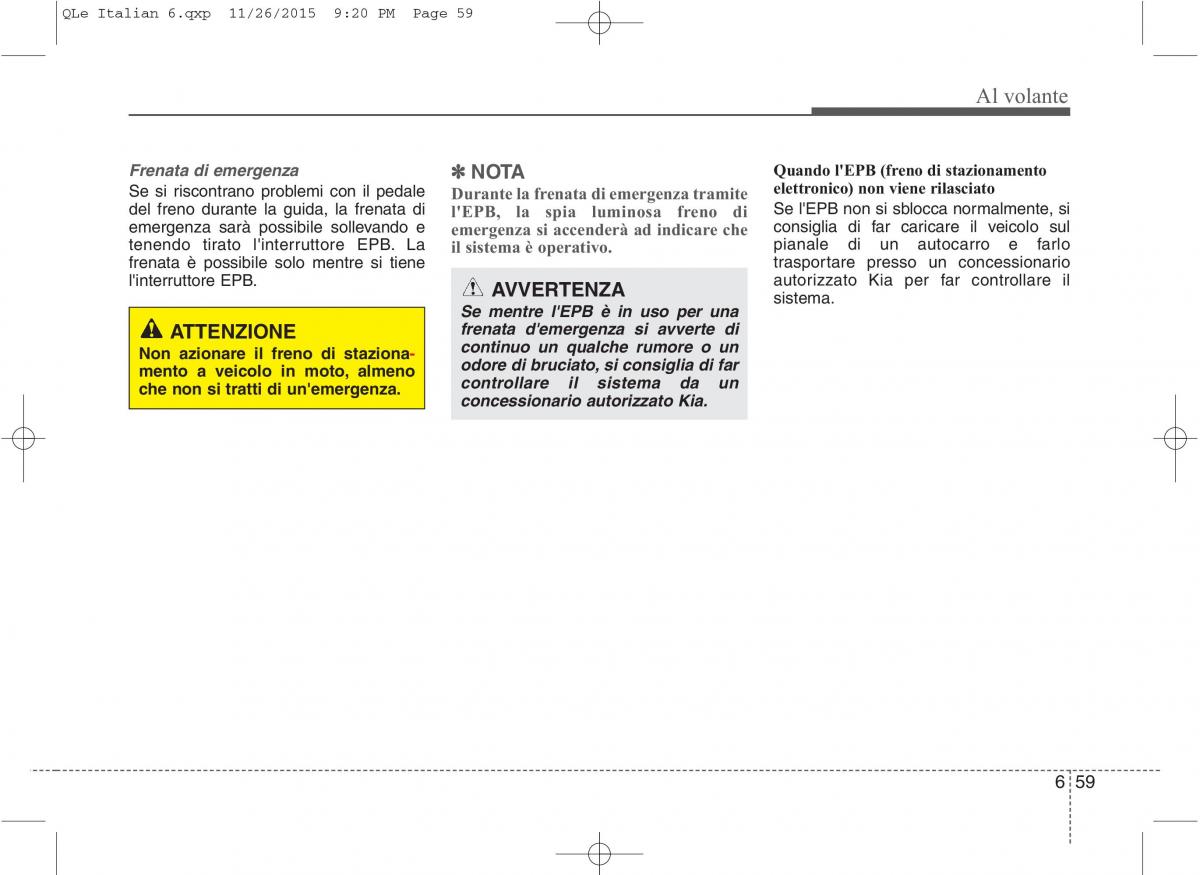 KIA Sportage IV manuale del proprietario / page 497