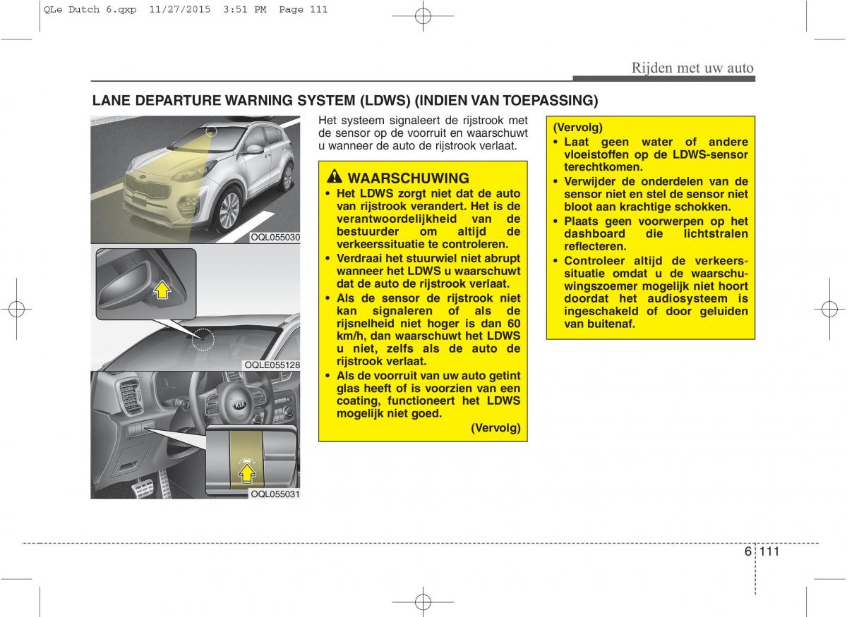 KIA Sportage IV handleiding / page 549