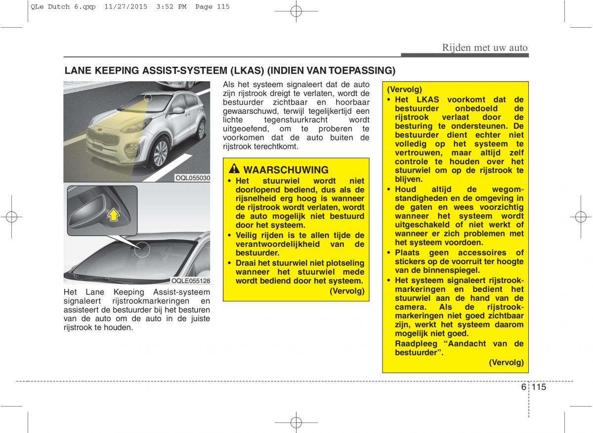 KIA Sportage IV handleiding / page 553