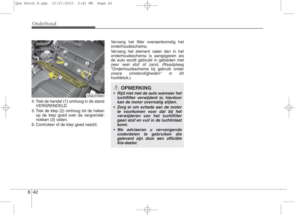 KIA Sportage IV handleiding / page 674