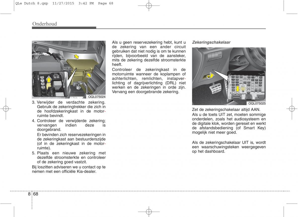 KIA Sportage IV handleiding / page 700