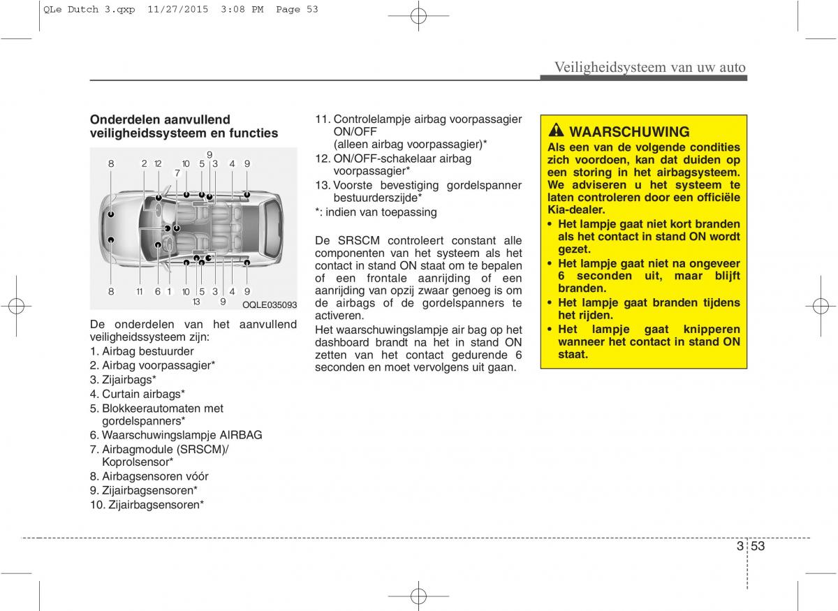 KIA Sportage IV handleiding / page 71