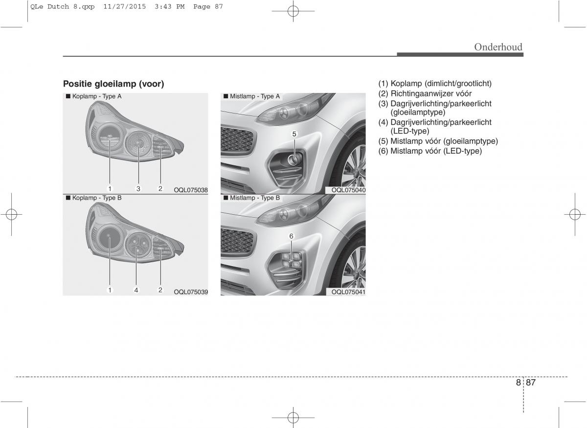 KIA Sportage IV handleiding / page 719