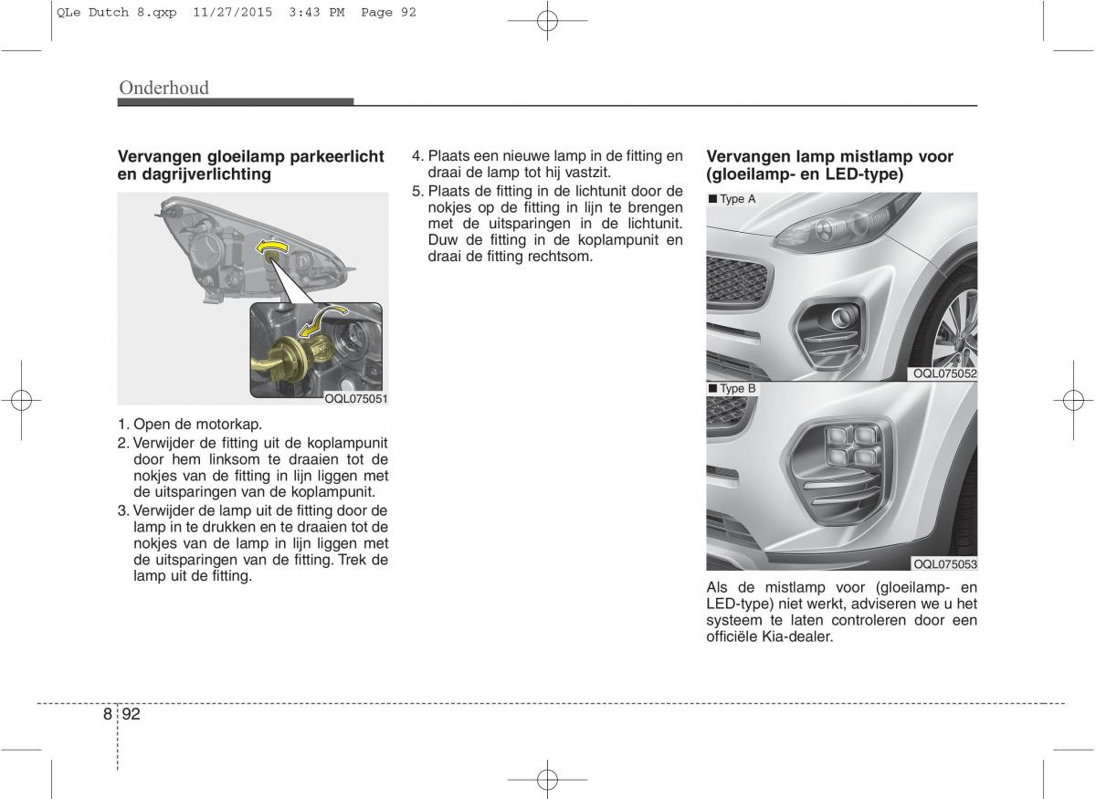 KIA Sportage IV handleiding / page 724