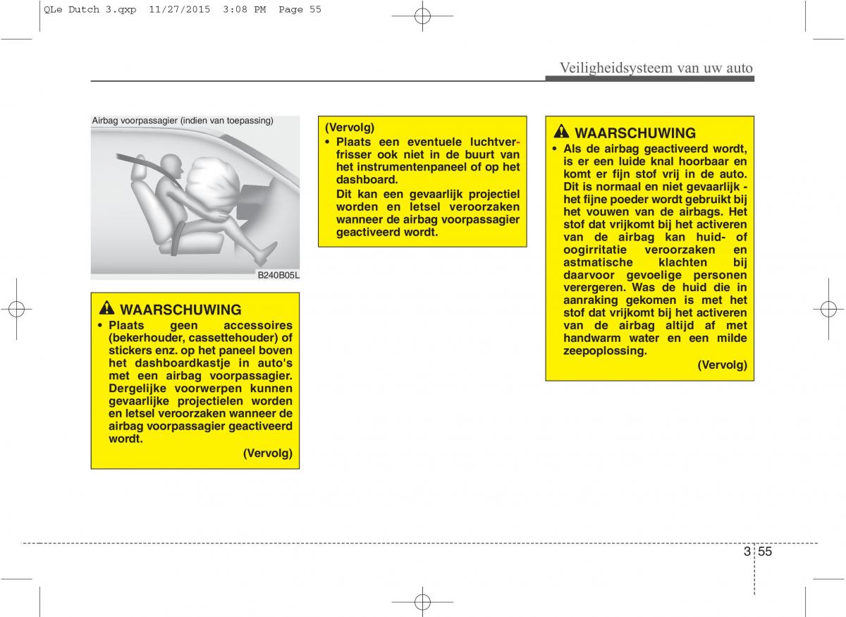 KIA Sportage IV handleiding / page 73