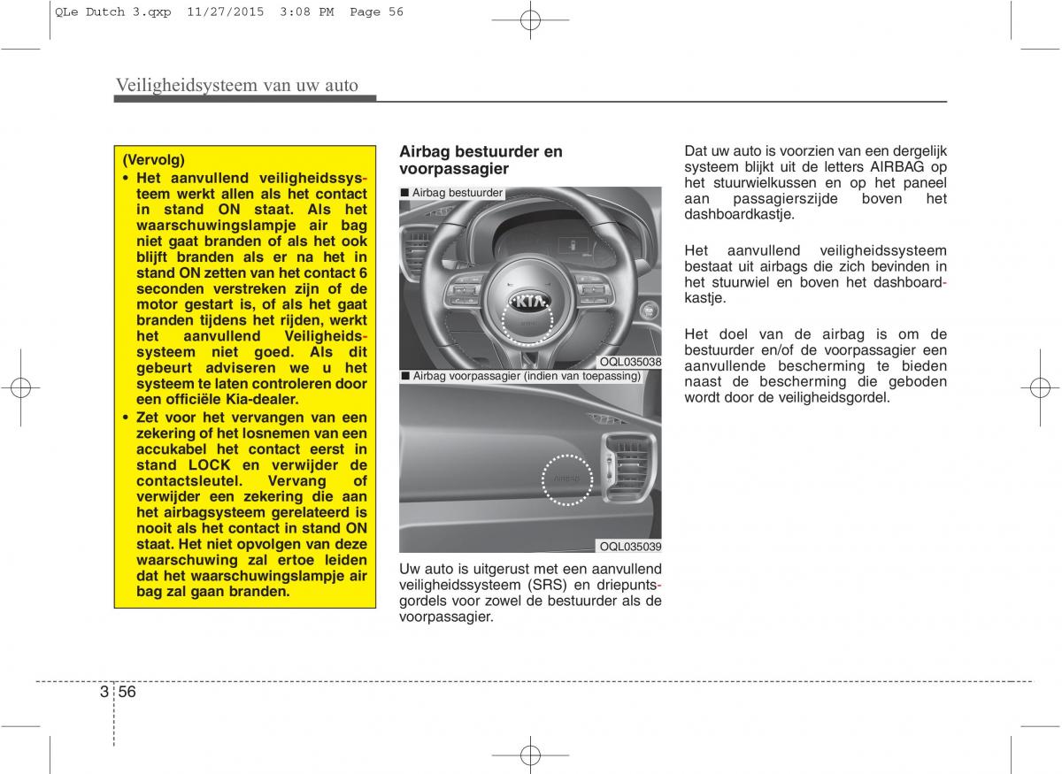 KIA Sportage IV handleiding / page 74