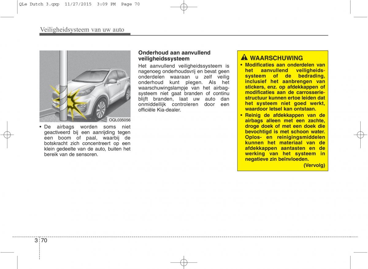 KIA Sportage IV handleiding / page 88