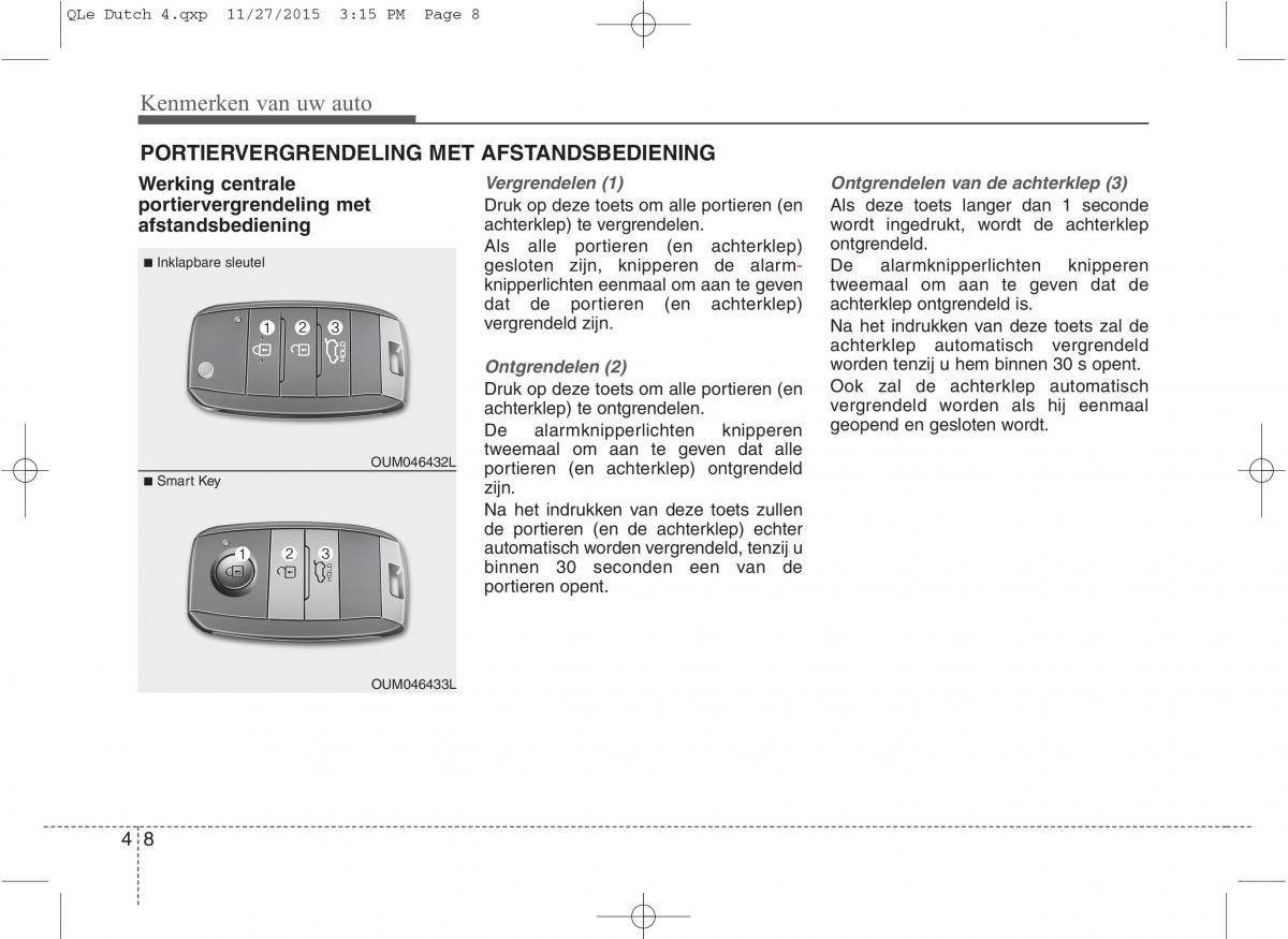 KIA Sportage IV handleiding / page 99