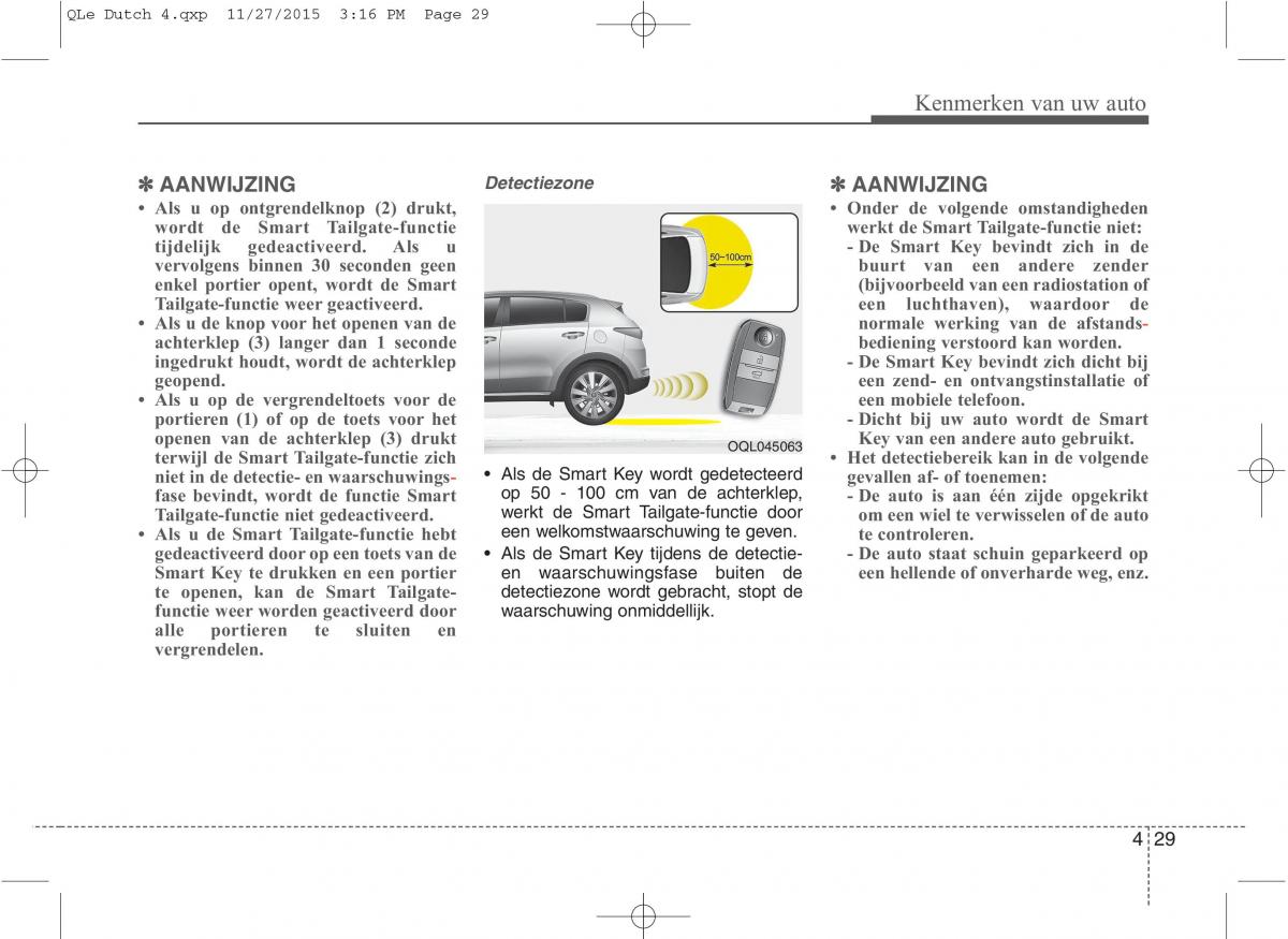 KIA Sportage IV handleiding / page 120